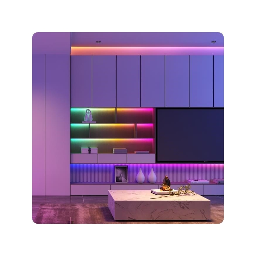 Govee - Wi-Fi RGBIC Smart PRO LED лента 5 м - изключително издръжлив