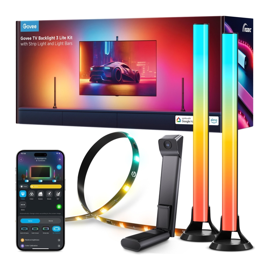 Govee - К-кт 2x Backlight TV 55-65" SMART LED подсветка RGBICW Wi-Fi