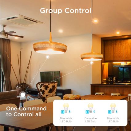 Govee - КОМПЛЕКТ 2x LED димируема крушка Smart MATTER A60 E27/9W/230V 2700-6500K Wi-Fi