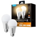 Govee - КОМПЛЕКТ 2x LED димируема крушка Smart MATTER A60 E27/9W/230V 2700-6500K Wi-Fi