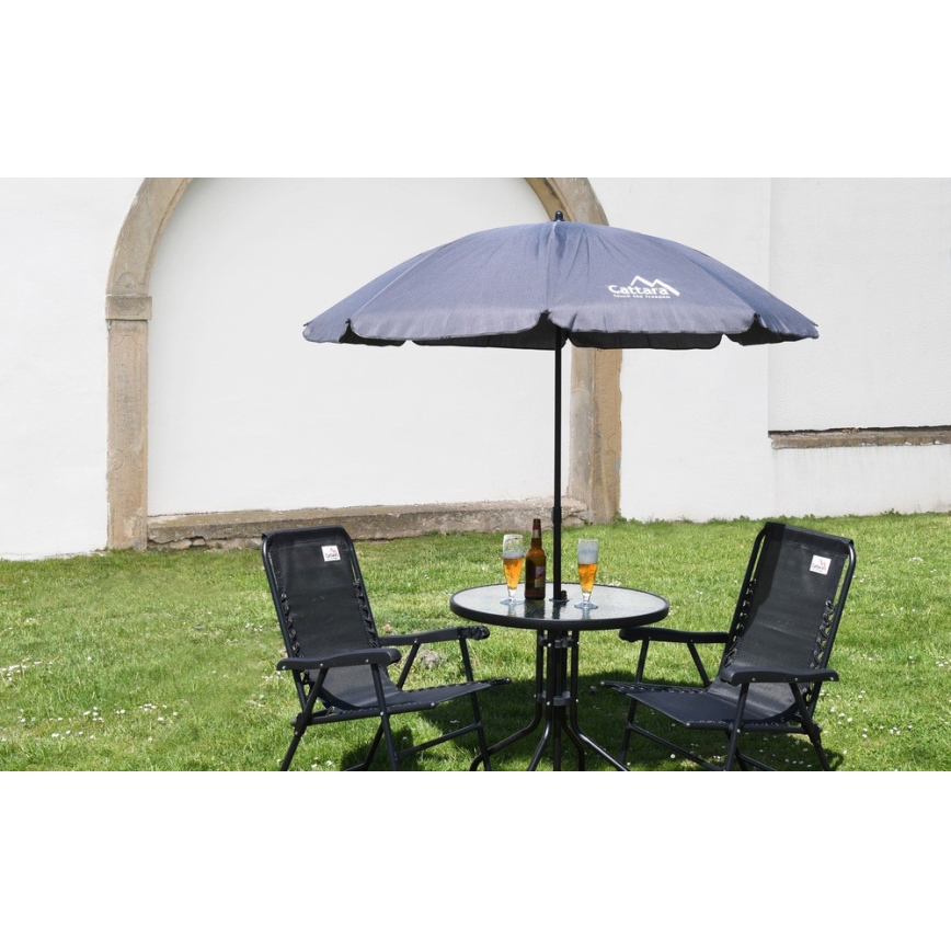 Градинска маса Ø 70 см черна