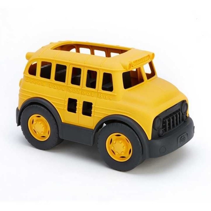 Green Toys - Училищен автобус жълт/черен