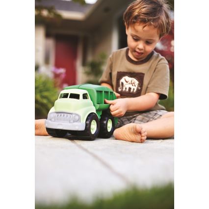 Green Toys - Камион за рециклиране на отпадъци зелен