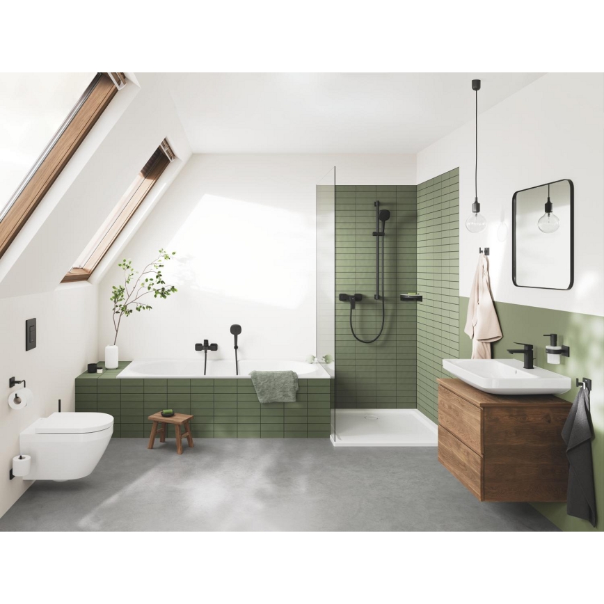 GROHE 1018322430 - Черен смесител за умивалник DICE M