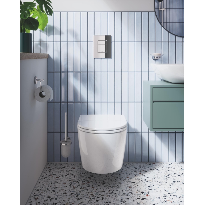 GROHE 103848SH00 - Висяща тоалетна чиния START ROUND CERAMIC 368 × 543 mm трайно бяла