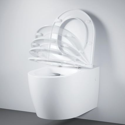 GROHE 103848SH00 - Висяща тоалетна чиния START ROUND CERAMIC 368 × 543 mm трайно бяла