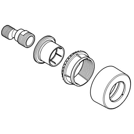 GROHE 12693000 - S-връзка 12” × 34” лъскав хром