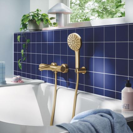 GROHE 134863GN00 - Ръчен душ VITALIO JOY+ 120 мм, четкано златно покритие