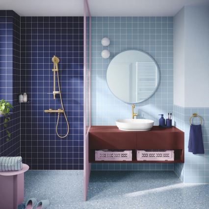 GROHE 134863GN00 - Ръчен душ VITALIO JOY+ 120 мм, четкано златно покритие