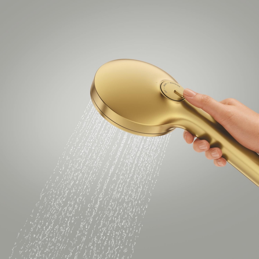 GROHE 134863GN00 - Ръчен душ VITALIO JOY+ 120 мм, четкано златно покритие