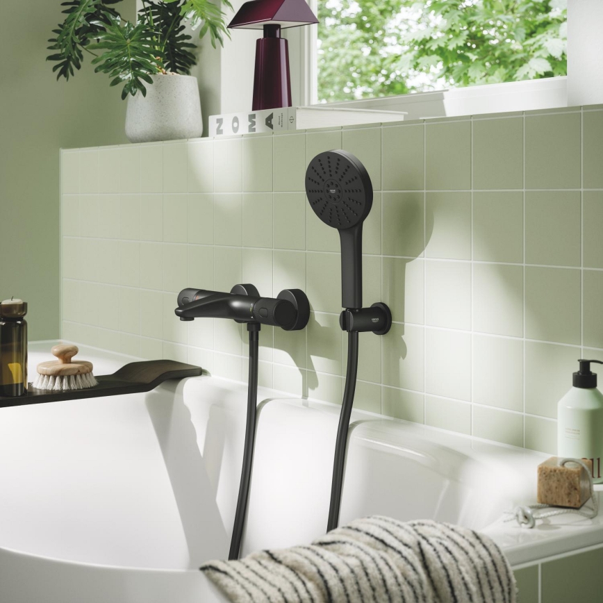 GROHE 1348642430 - Ръчен душ VITALIO JOY+ 120 мм черен
