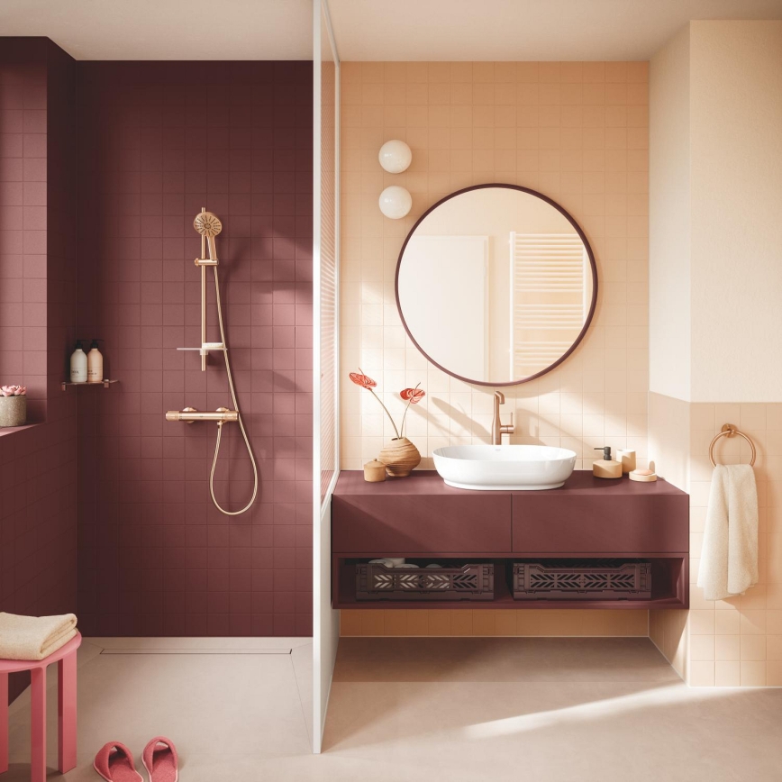 GROHE 134866DL00 - комплект за душ VITALIO JOY+ 120 мм меден