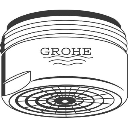 GROHE 13929000 - Аератор M 24 × 1, лъскав хром