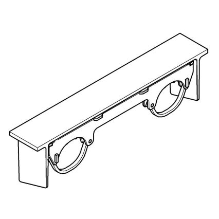 GROHE 18608001 - Полица GROHTHERM 2000, лъскав хром