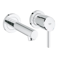 GROHE 19575001 - Смесител за мивка с два отвора CONCETTO, 147 мм, лъскав хром