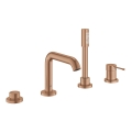 GROHE 19578DL1 - Четириотворен комплект за вана ESSENCE, бронзов