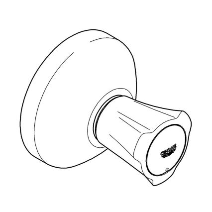 GROHE 19806001 - Горна част за вграден вентил COSTA L 20-200 mm полирано хромово покритие