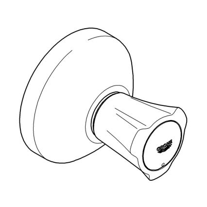 GROHE 19809001 - Горна част за вграден вентил COSTA L, лъскав хром