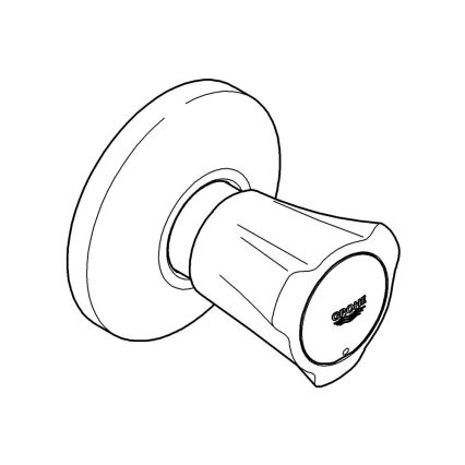 GROHE 19855001 - Горна част на вграден вентил COSTA L 10-35 mm лъскав хром