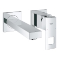 GROHE 19895000 - Двуотворен смесител за мивка EUROCUBE 171 mm хром гланц