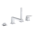 GROHE 19897001 - Смесител за вана с четири отвора EUROCUBE, полирано хромово покритие