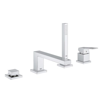 GROHE 19897001 - Смесител за вана за 4 отвора EUROCUBE, лъскав хром