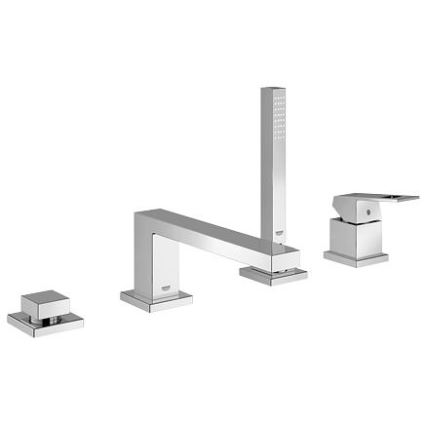 GROHE 19897001 - Смесител за вана за 4 отвора EUROCUBE, лъскав хром