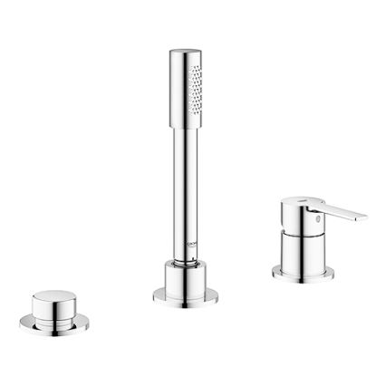 GROHE 19965001 - Смесител за вана с три отвора LINEARE, полирано хромово покритие