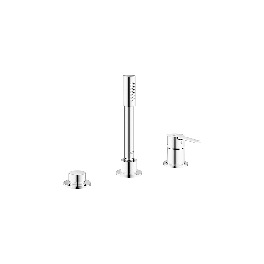 GROHE 19965001 - Смесител за вана с три отвора LINEARE, полирано хромово покритие