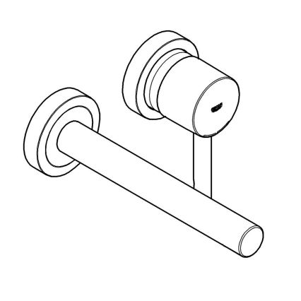 GROHE 19967A01 - Смесител за мивка ESSENCE 230 мм графит