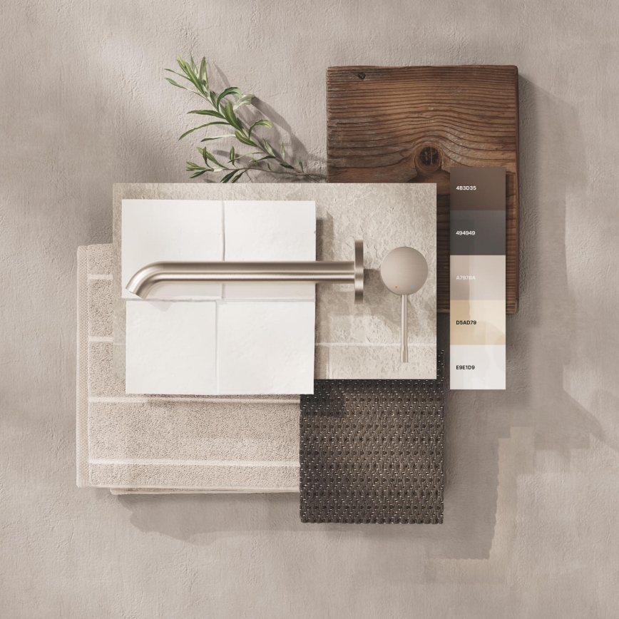 GROHE 19967DC1 - Смесител за умивалник с два отвора ESSENCE 230 mm, от неръждаема стомана