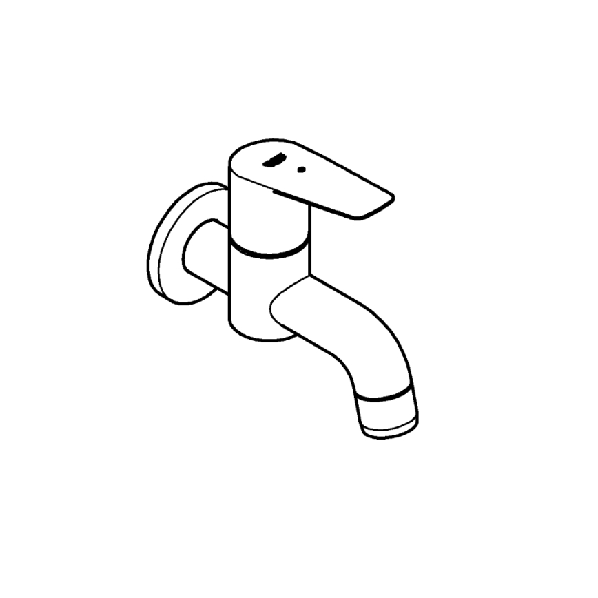 GROHE 20238001 - изпускателен клапан DN 15, полирано хромирано покритие