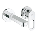 GROHE 20289000 - Смесител за умивалник с два монтажни отвора BAULOOP 110 mm лъскав хром