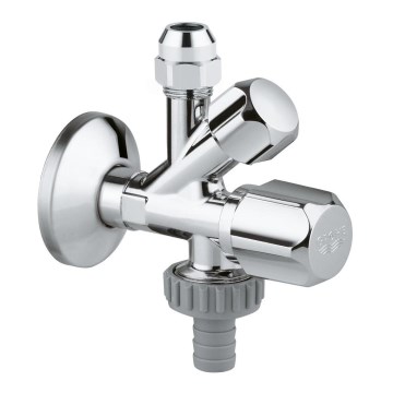 GROHE 22035000 - Комбиниран ъглов вентил UNIVERSAL DN 15 лъскав хром