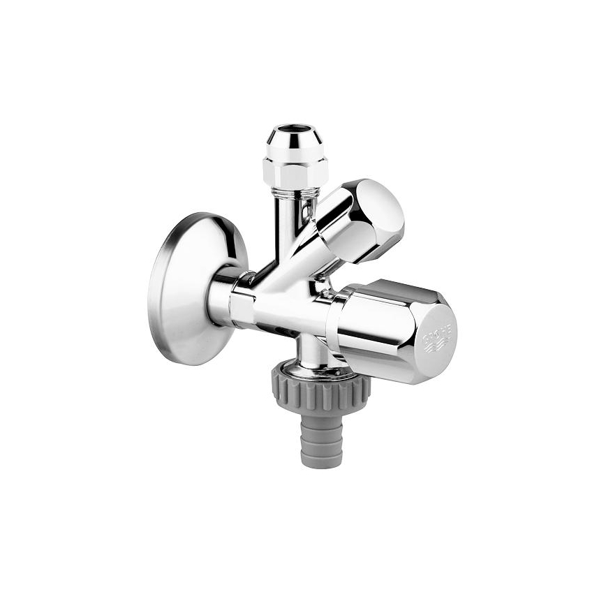 GROHE 22035000 - Комбиниран ъглов вентил UNIVERSAL DN 15 лъскав хром