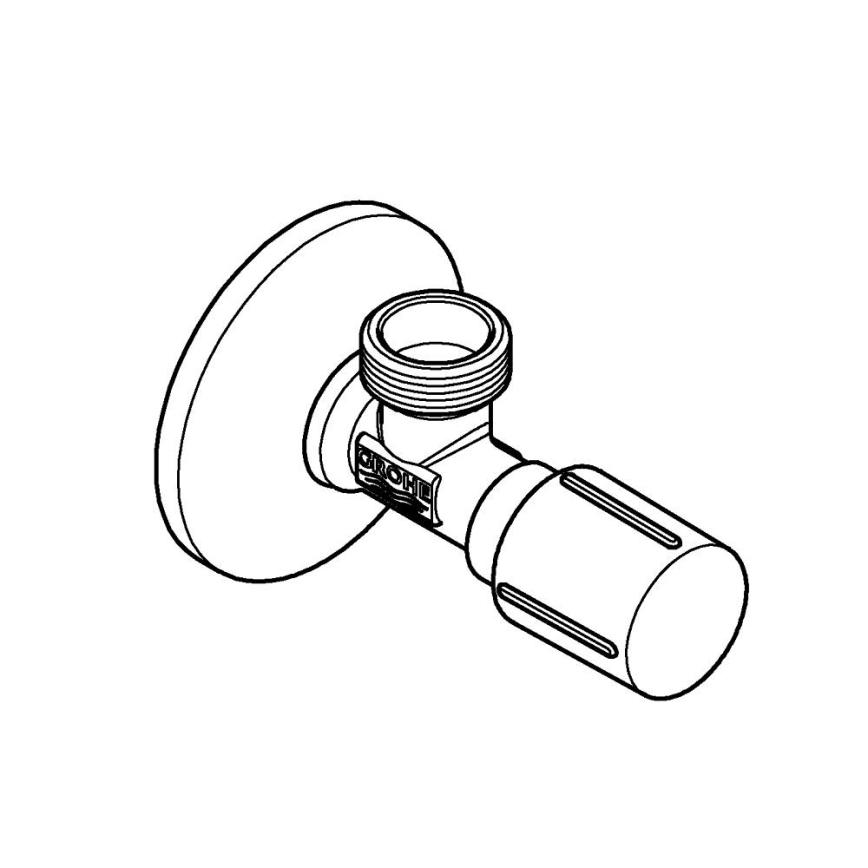 GROHE 22041001 - Ъглов вентил DN 15, лъскав хром
