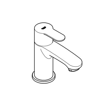 GROHE 23039002 - Стоящ смесител EUROSTYLE COSMOPOLITAN, размер XS, хром