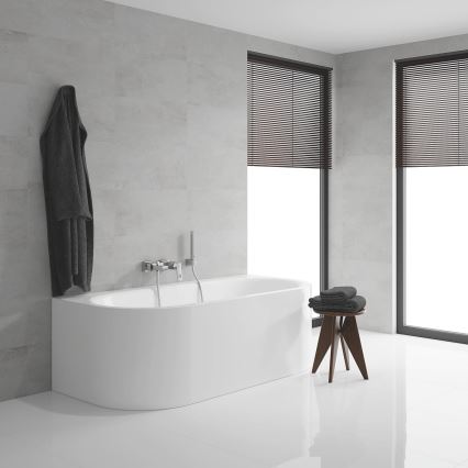 GROHE 23141000 - Комплект за вана със смесител EUROCUBE DN 15, полирано хромово покритие