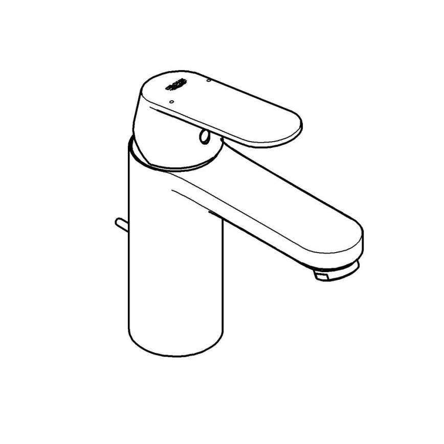 GROHE 23325000 - Смесител за умивалник EUROSMART COSMOPOLITAN, размер M, хром