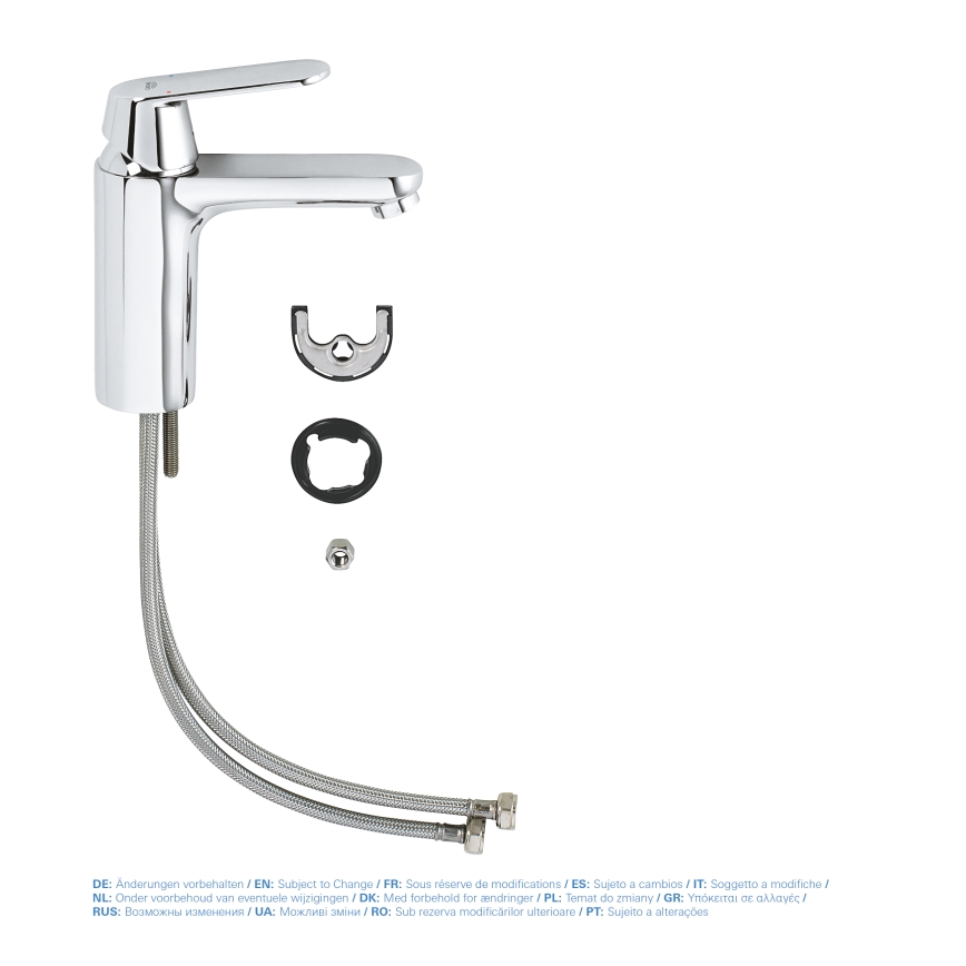 GROHE 23327000 - Смесител за умивалник EUROSMART COSMOPOLITAN DN 15, размер M, хром