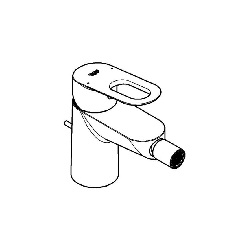 GROHE 23338000 - Смесител за биде BAULOOP блестящ хром