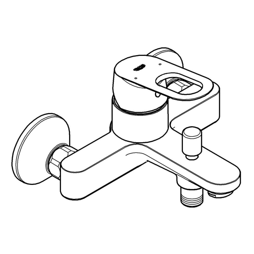 GROHE 23341000 - Смесител за вана BAULOOP DN 15 лъскав хром