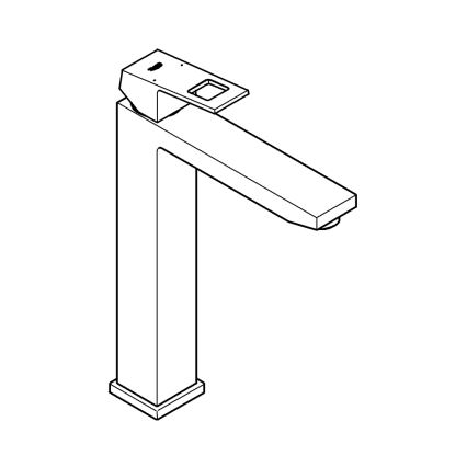 GROHE 23406AL0 - Смесител за умивалник EUROCUBE XL, графит