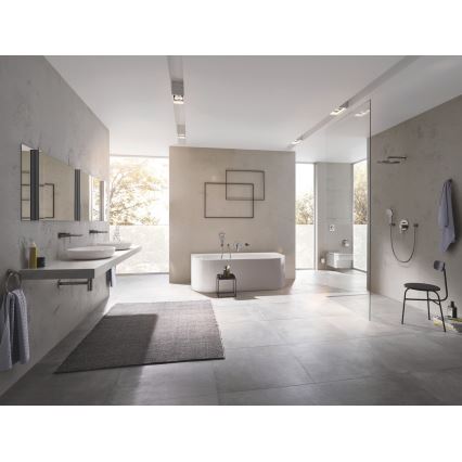 GROHE 23444AL1 - Смесител за умивалник за вграден монтаж LINEARE 207 мм графит
