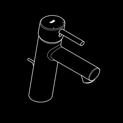 GROHE 23450001 - Смесител за мивка CONCETTO M, полирано хромово покритие