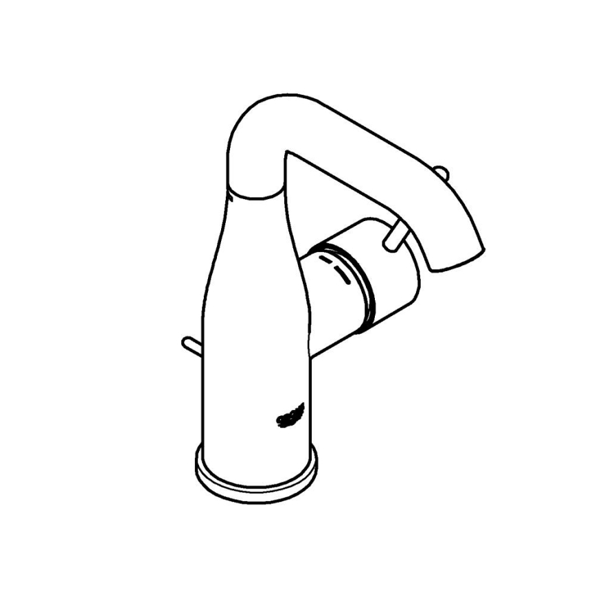 GROHE 23462AL1 - Смесител за мивка ESSENCE размер M графит