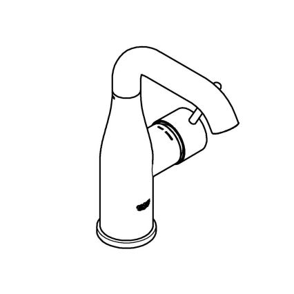 GROHE 23463001 - Смесител за умивалник ESSENCE, размер M, блестящ хром