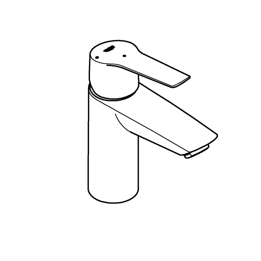 GROHE 235512432 - смесител за мивка START, размер S, черен