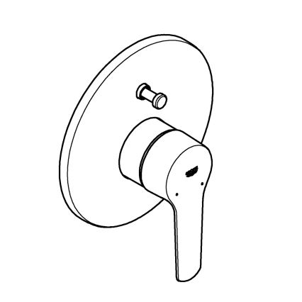 GROHE 23558002 - Смесител за вана START, бляскав хром