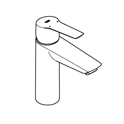 GROHE 235752432 - Смесител за умивалник START 192 mm черен